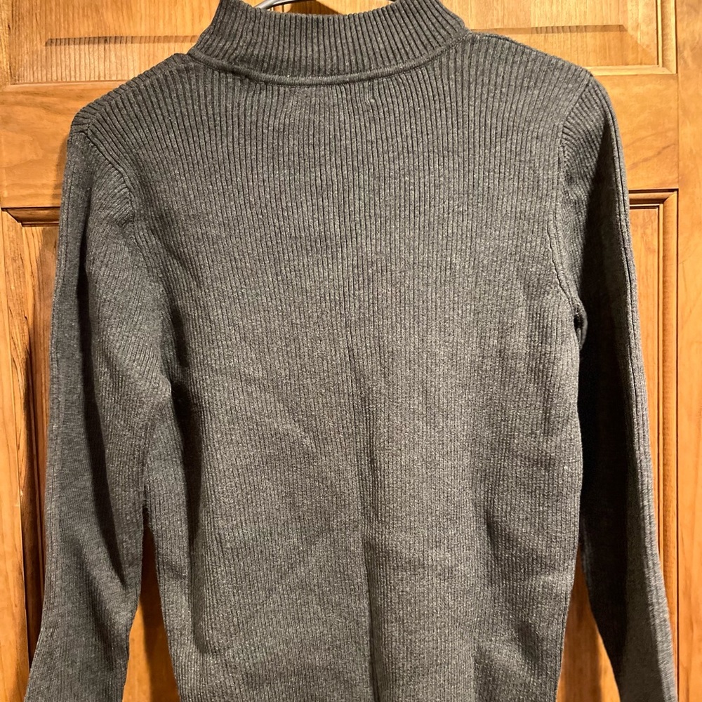 Karen Scott Gray Turtleneck Sweater